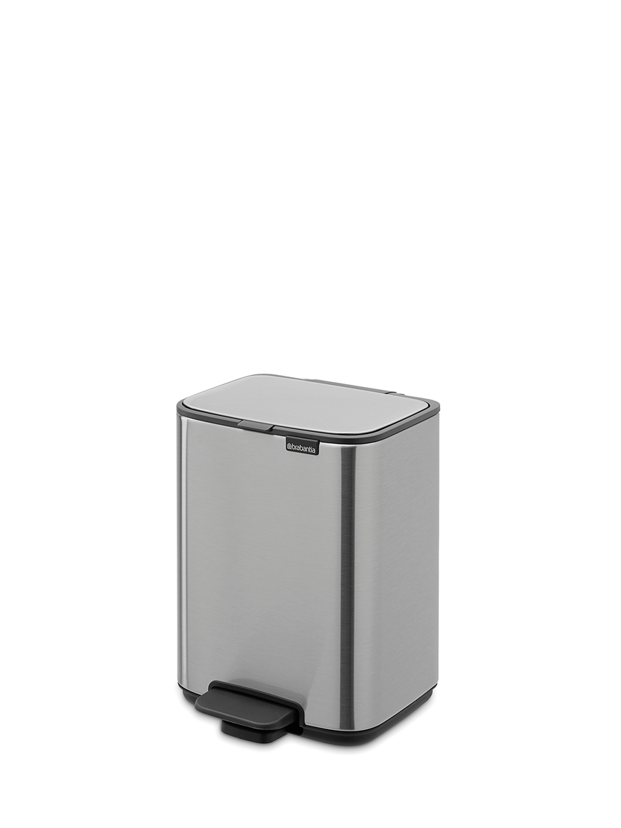 Kosz pedałowy Brabantia Bo 4 l – Stal Matowa Fingerprint Proof